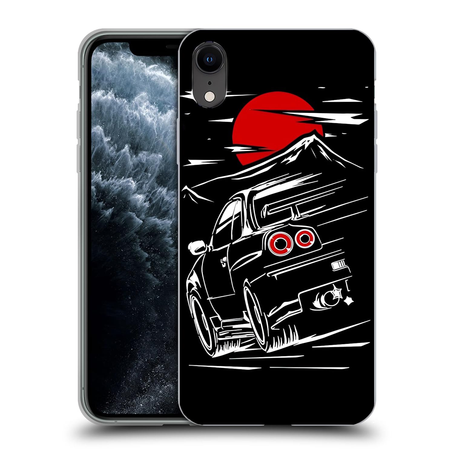 Amazon.com: Zanedina Compatible with iPhone XR Case Skyline